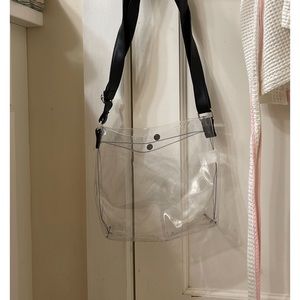 Clear target purse
